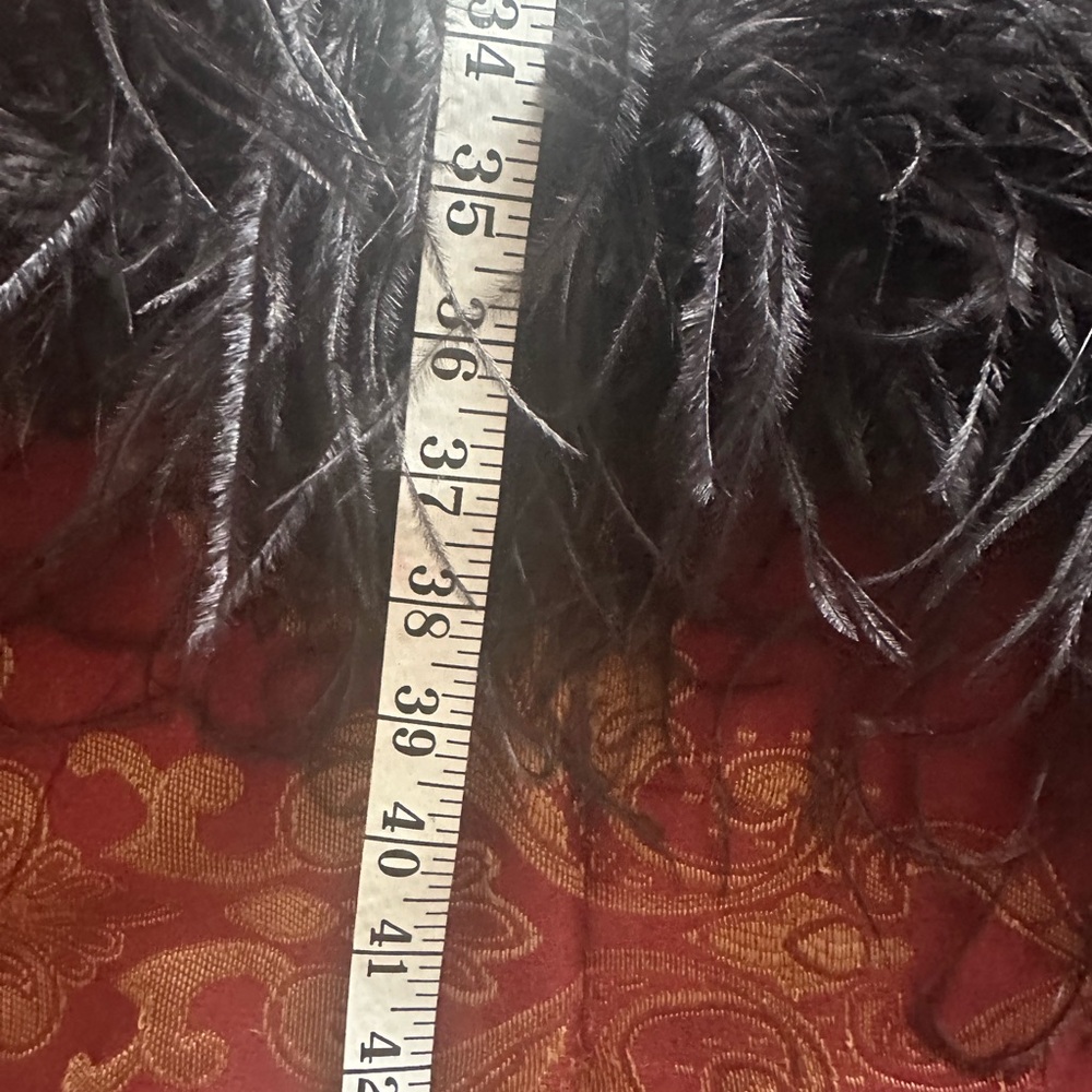 Bebe Sleeveless Feathered-Tail Cocktail Dress Size 10 - Picture 9 of 12